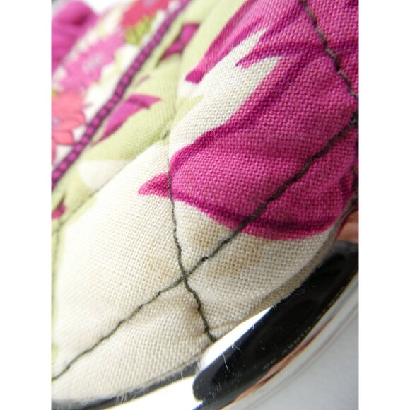 Vera Bradley Hello Dahlia Double Kiss Kisslock Coin Purse - Picture 12 of 14